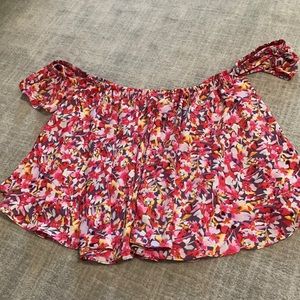 Off the shoulder blouse